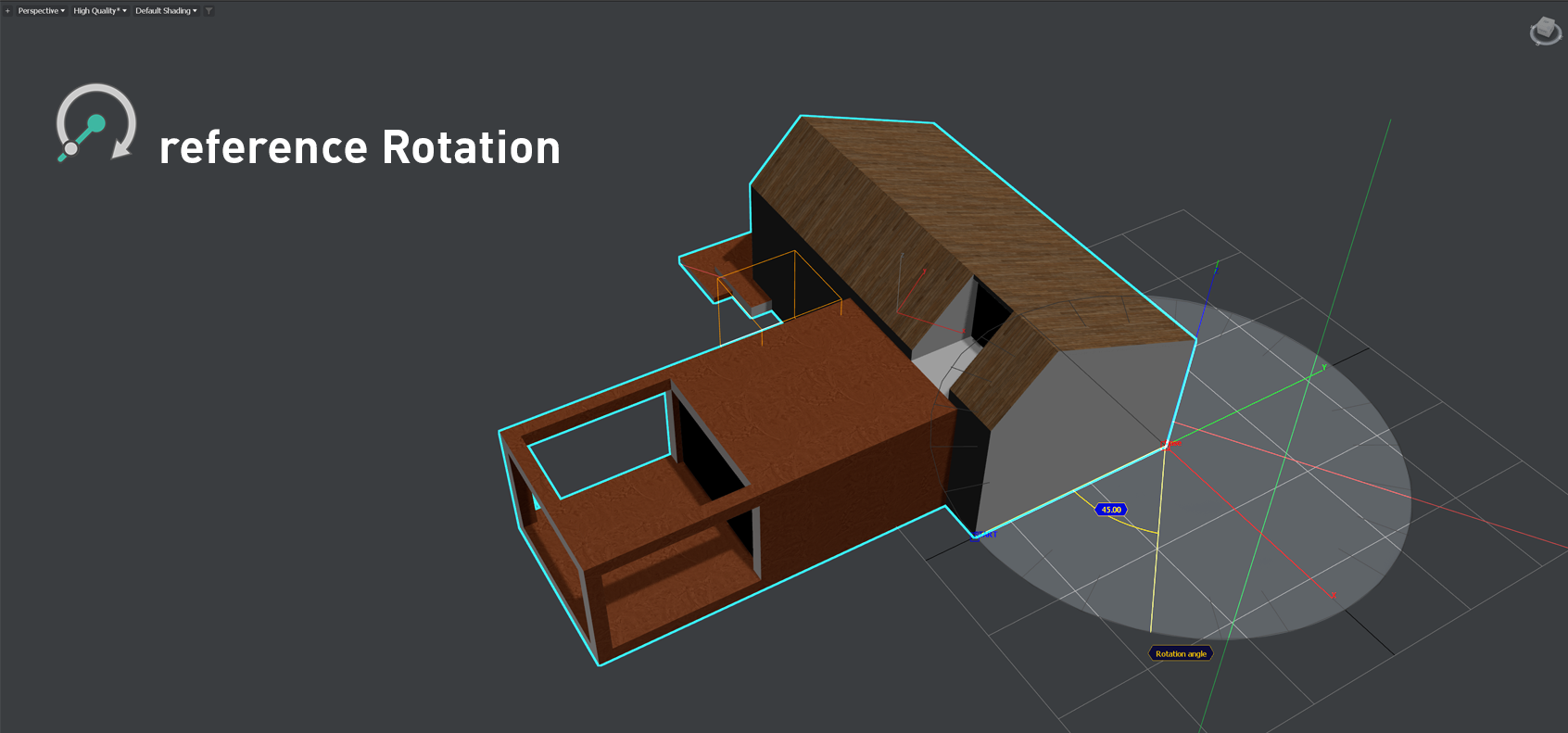 Reference Rotation tool in DesignToolBox for 3ds Max
